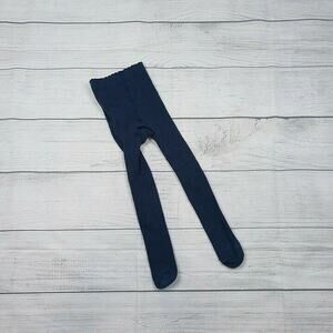 6/12m Next Navy Blue Knit Tights